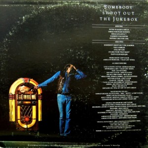 CHIP TAYLOR - Somebody Shoot Out The Jukebox - back sleeve