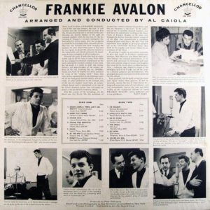 Frankie Avalon - 1958 - back